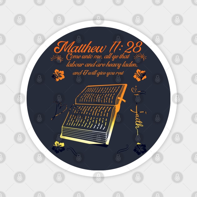 Bible Quotes Magnet by Jimmynice